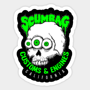 Scumbag Customs & Engines Sticker